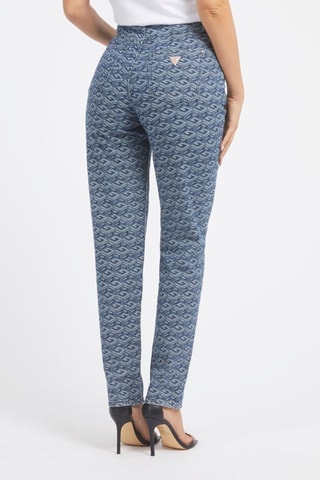 Jean relaxed taille haute - Bleu