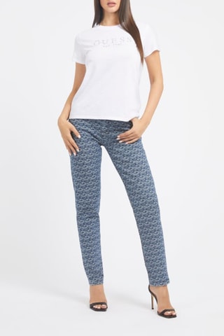 Jean relaxed taille haute - Bleu