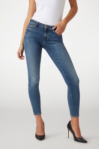 Jean skinny 7/8 - Bleu
