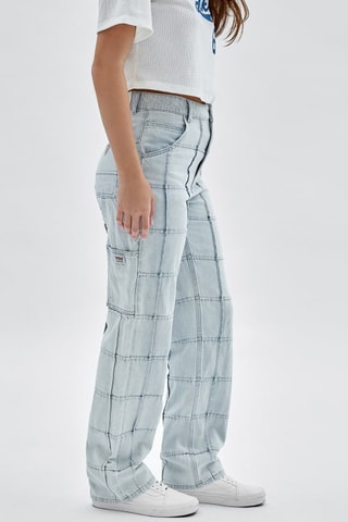 Jean taille haute - Bleu