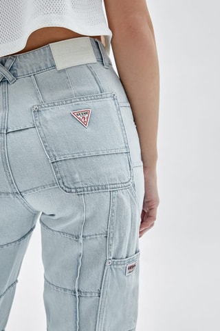 Jean taille haute - Bleu
