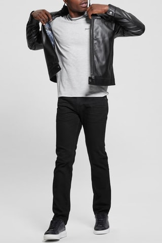 Veste biker - Noir