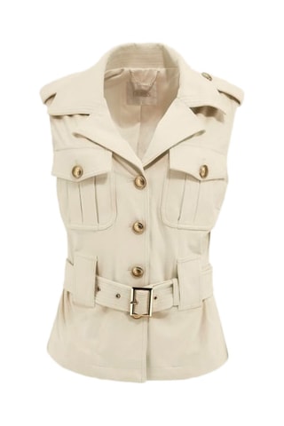 Veste sans manches - Ecru