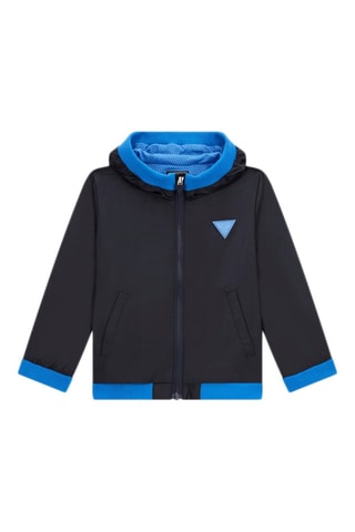 Veste à capuche - Bleu