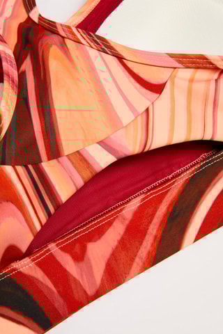 Brassière - Saumon et marron