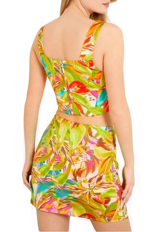 Crop top et minijupe - Vert