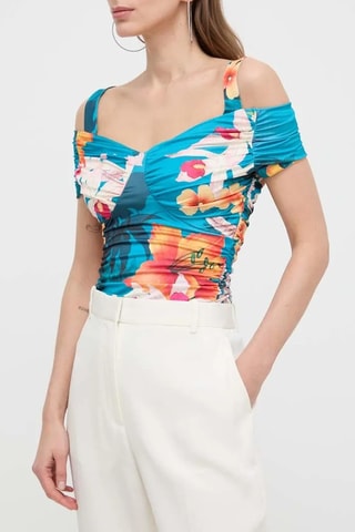 Top Emily - Bleu cobalt