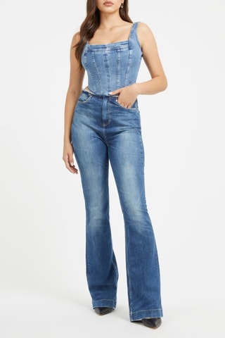 Top en jean Neil - Bleu marine