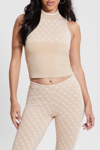 Top Vest - Beige