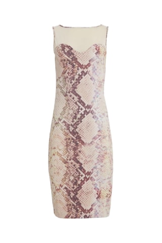 Robe fourreau - Beige