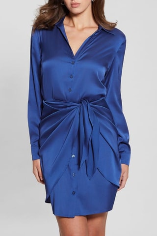 Robe portefeuille - Bleu roi