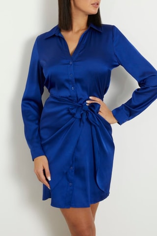 Robe portefeuille - Bleu roi