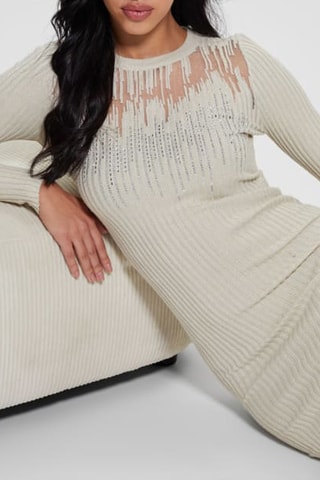 Robe pull - Ecru