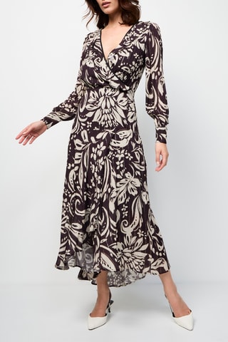 Robe longue - Marron foncé