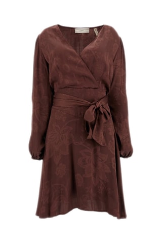 Robe portefeuille - Marron