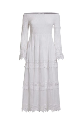 Robe midi - Blanc