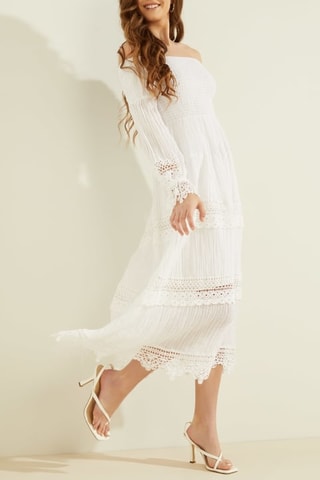 Robe midi - Blanc