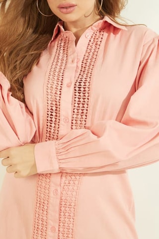 Robe chemise - Rose