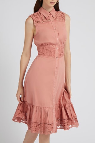 Robe chemise - Rose