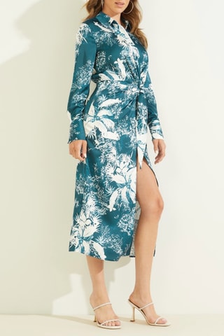 Robe chemise - Bleu