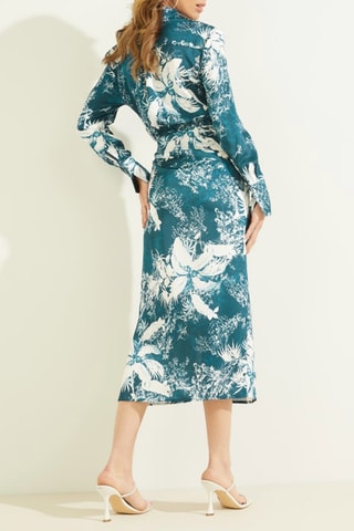 Robe chemise - Bleu