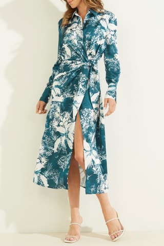 Robe chemise - Bleu