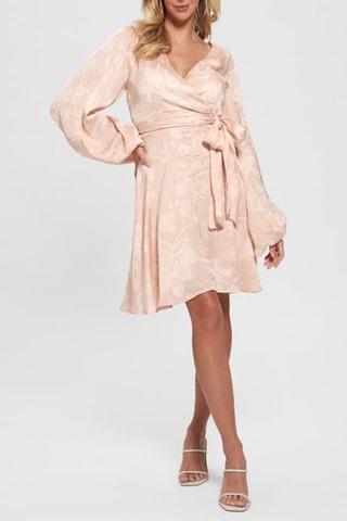 Robe portefeuille - Rose