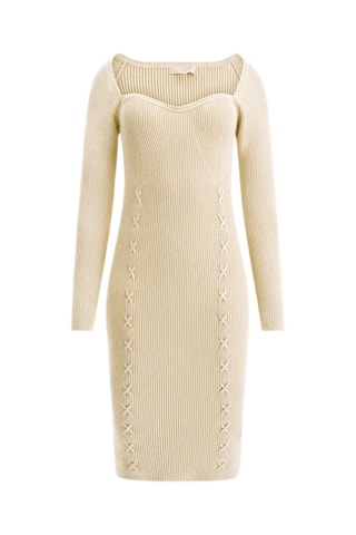 Robe fourreau - Beige