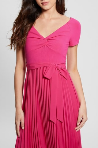 Robe plissée - Fuchsia