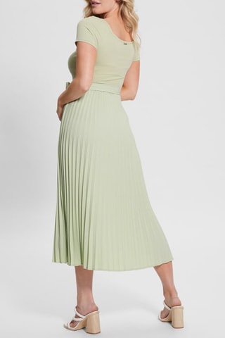Robe midi - Vert clair