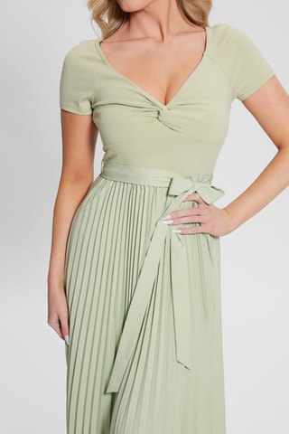 Robe midi - Vert clair