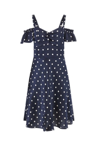 Robe patineuse - Bleu marine