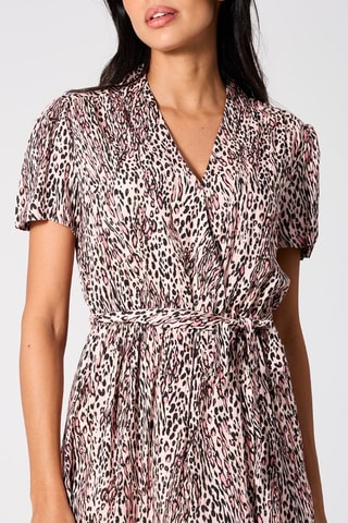 Robe portefeuille - Ecru