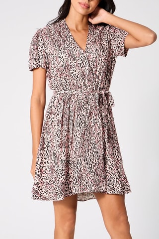 Robe portefeuille - Ecru