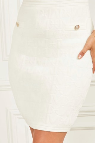 Robe fourreau - Blanc