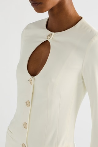 Robe droite - Blanc