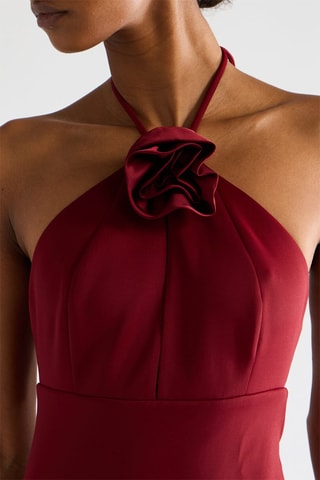 Robe fourreau - Rouge