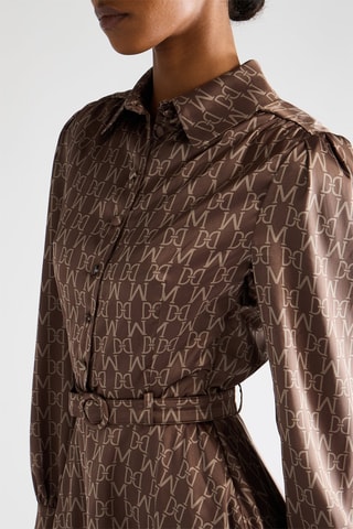 Robe-chemise - Marron