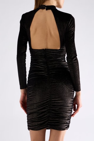 Robe fourreau - Noir et doré