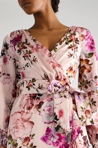 Robe portefeuille - Rose