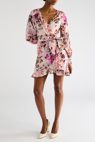 Robe portefeuille - Rose