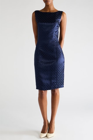 Robe fourreau - Bleu marine