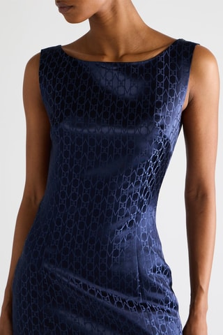 Robe fourreau - Bleu marine