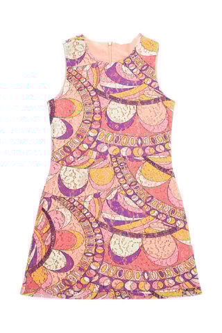 Robe en dentelle - Orange