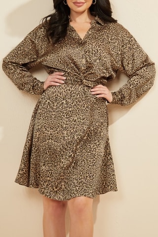 Robe chemise - Beige