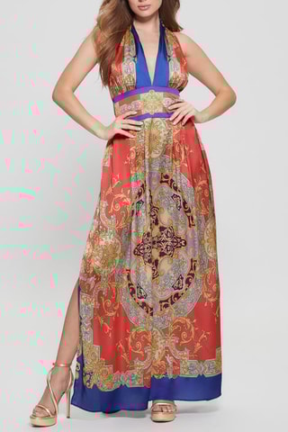 Robe longue - Corail