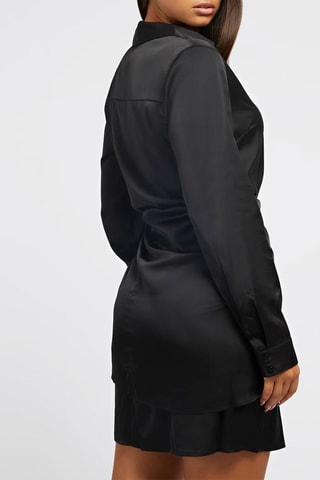 Robe portefeuille - Noir