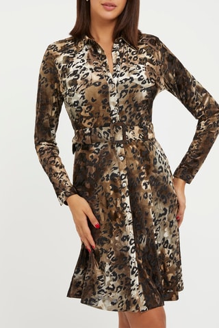 Robe chemise - Marron