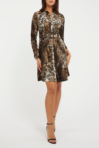 Robe chemise - Marron