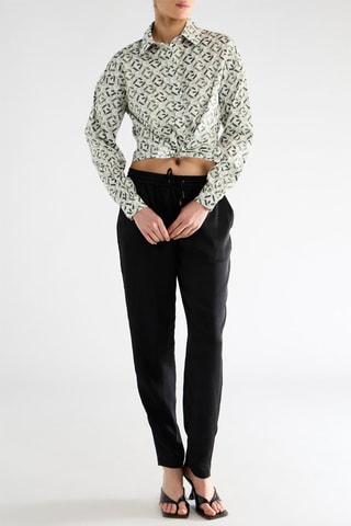 Chemisier slim Dea - Blanc